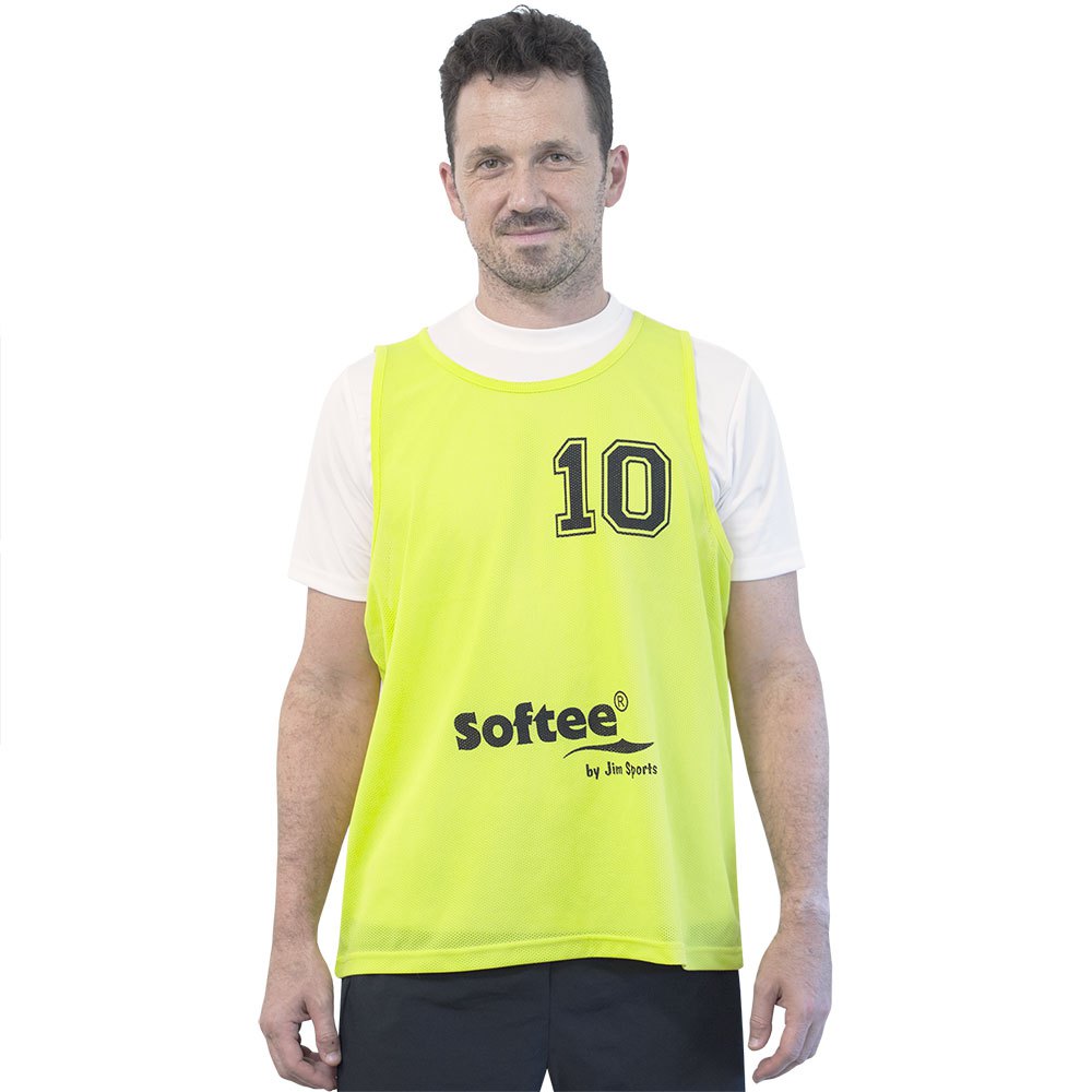 Softee Numbered 16 To 20 5 Units Bib Gelb Senior Mann von Softee