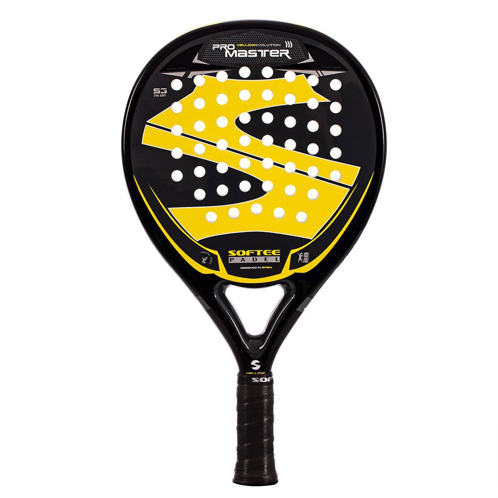 Softee Pro Master Evolution Padel Racket Schwarz von Softee