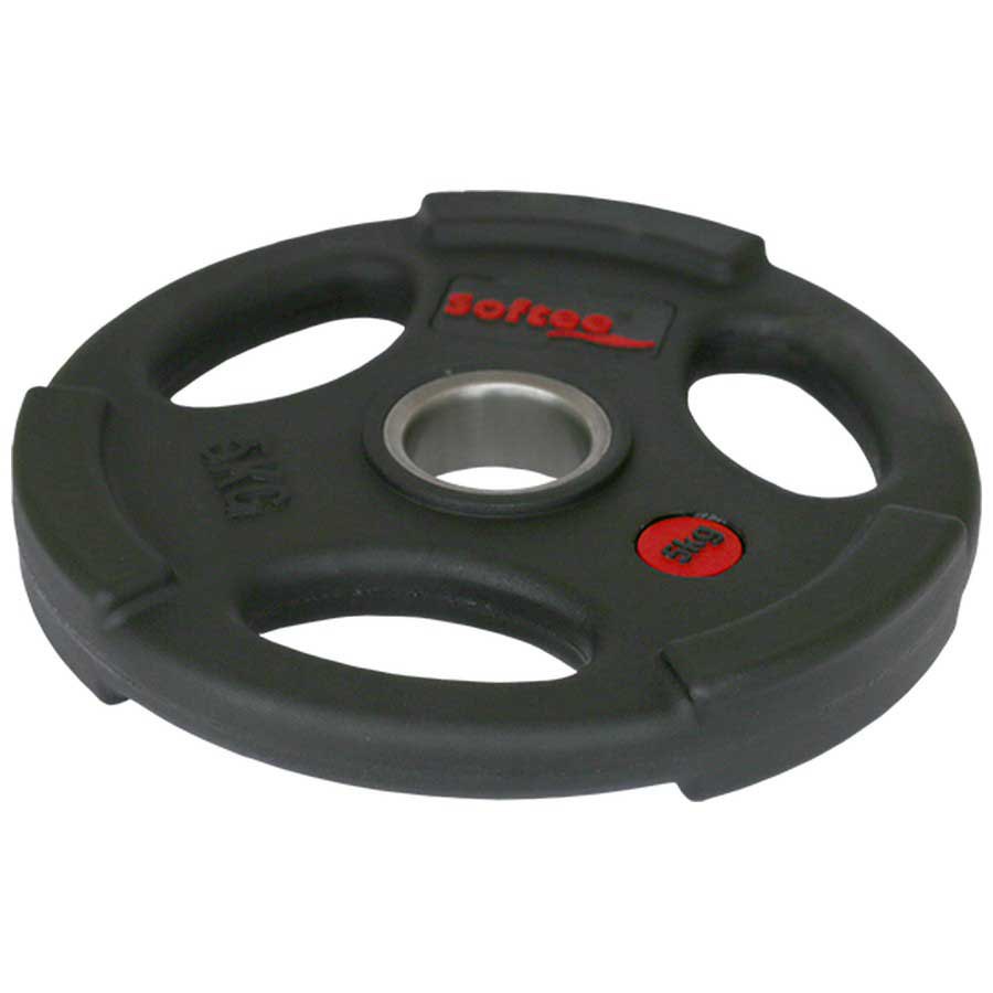 Softee Urethane Olympic Plate Disc Schwarz 5 kg von Softee