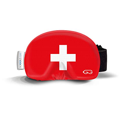 Soggle Skibrillen Schutz Überzug aus Mikrofaser (one Size), Farbe:Native 05 Schweiz von Soggle