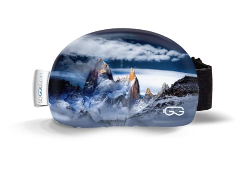 Soggle Skibrillen Schutz Überzug aus Mikrofaser (one Size), Farbe:Pictures Mystic Mountains von Soggle