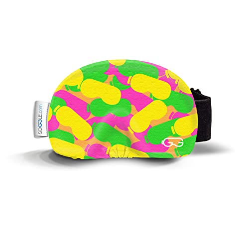 SOGGLE Skibrillen Schutz Überzug aus Mikrofaser (one size), Farbe:camouflage neon von SOGGLE