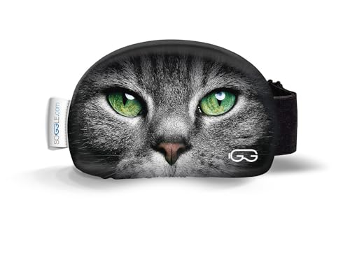 Soggle Skibrillen Schutz Überzug aus Mikrofaser (one Size), Farbe:Eyes cat von Soggle