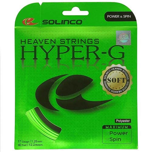 Solinco Hyper-G Tennissaite, weich, 18 Grün von Solinco