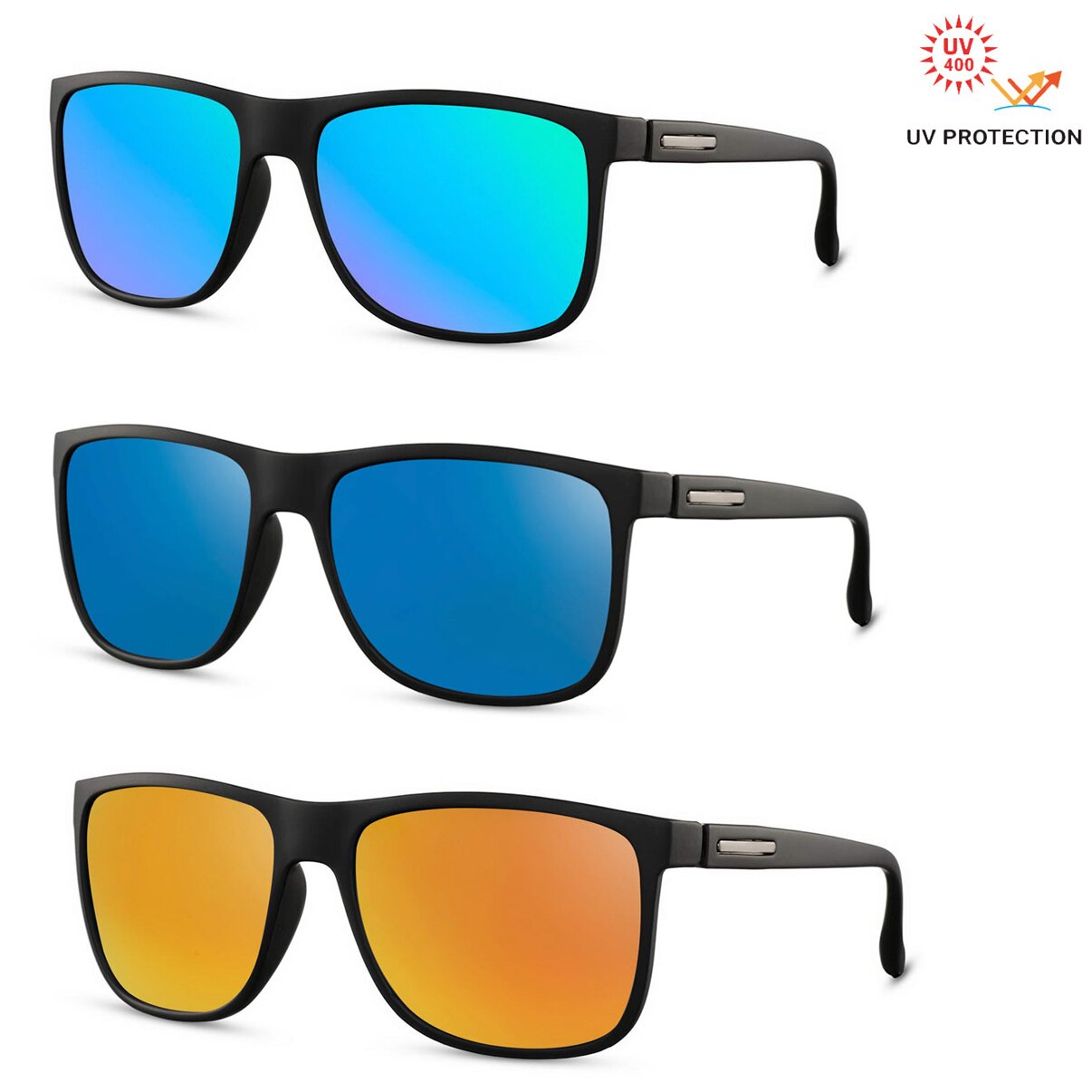 Funktionelle Sport- Sonnenbrille Mod. Hive_NDL_287 - Cat.3 - 100% UV400 Gläser von Solo-Solis