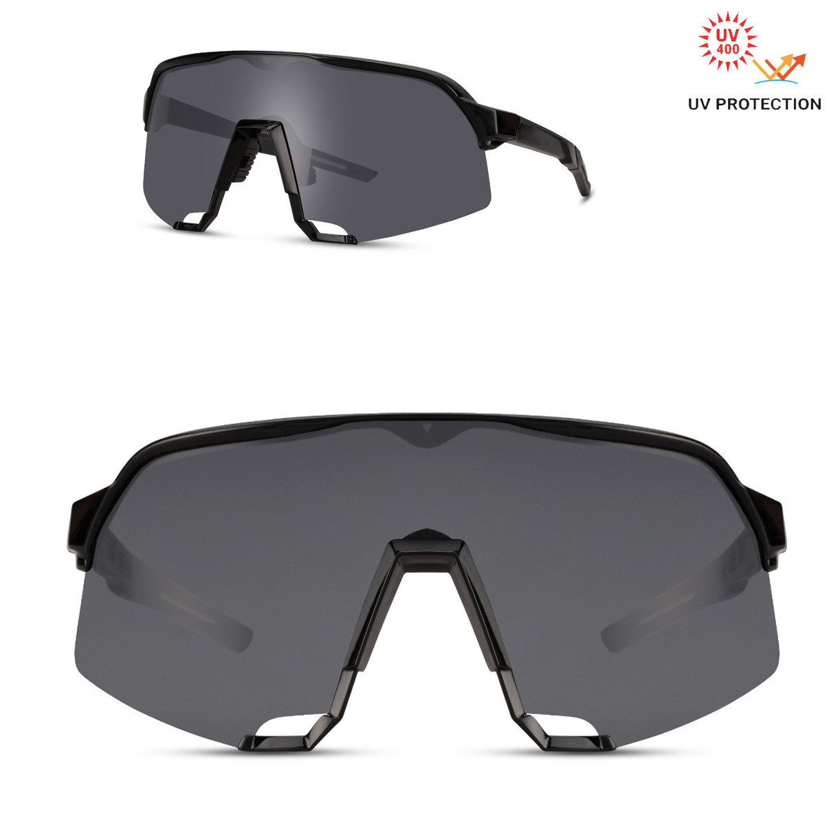 hive - funktionelle Sportbrille - Sonnenbrille BIG Cat.3 - 100% UV400 von Solo-Solis