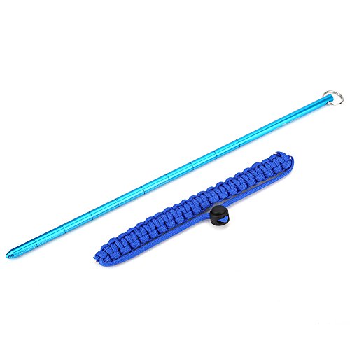 Solomi Diving Stick, 34cm Aluminiumlegierung Scuba Diving Noise Maker Zeigerrute mit Fallschirm-Lanyard(Blau) von Solomi