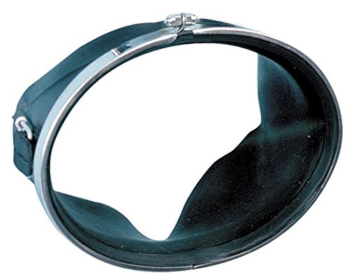Sommap - Colombo Maske Oval aus Gummi ohne Kompensator Kreis Edelstahl Schraubverschluss von Sommap