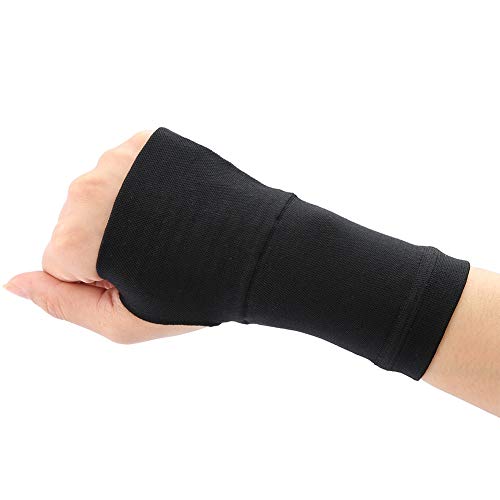 Verstellbare Handgelenksschützer, Perfekter Handgelenkschutz für Muskelentspannung bei weichem und atmungsaktivem Sport, 1 Paar für Linke und rechte Hand(L-Schwarz) von Sonew