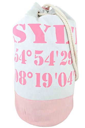 Sonia Originelli XL Seesack Sylt Marinesack Bag Maritim Farbe Rosa von Sonia Originelli