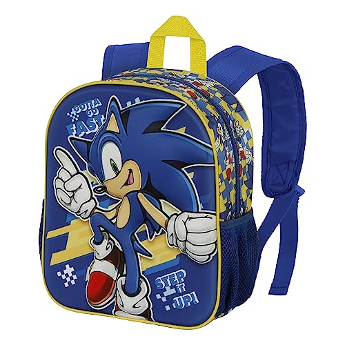 Sega-Sonic Step-Kleiner 3D Rucksack, Blau von Sonic The Hedgehog - SEGA