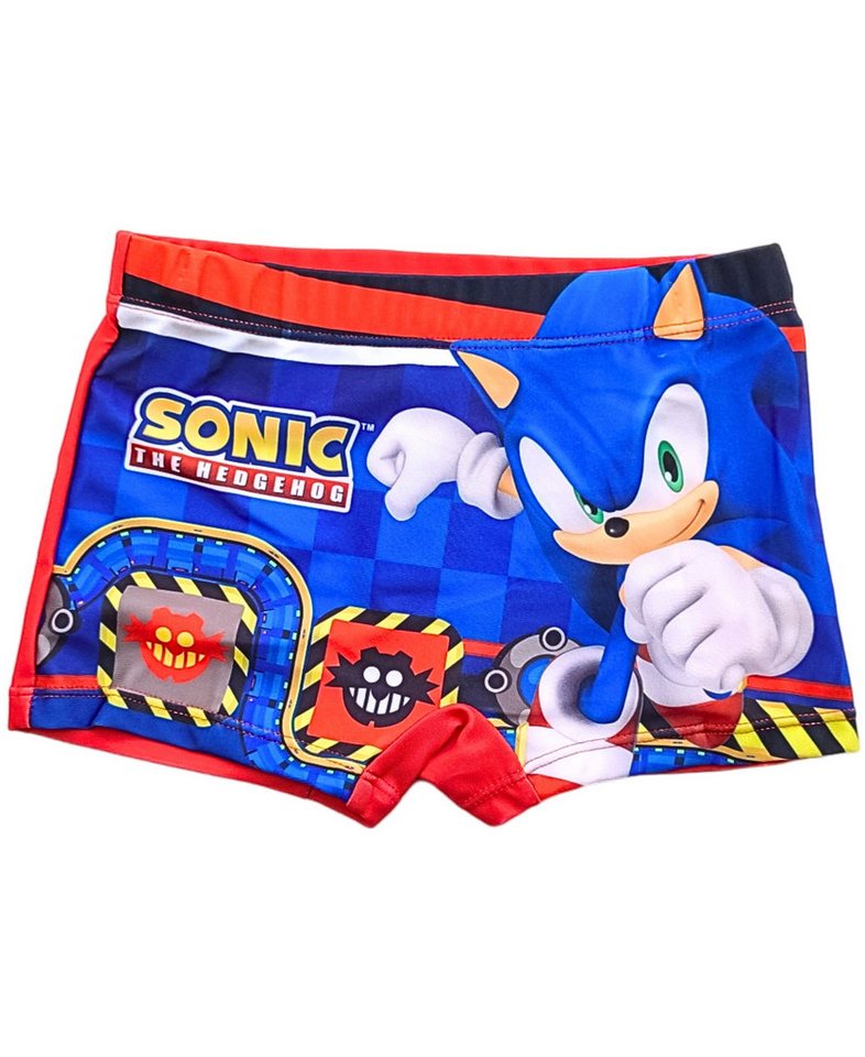 Sonic The Hedgehog Badehose SEGA Schwimmhose - Jungen Bademode Gr. 98 - 128 cm von Sonic The Hedgehog