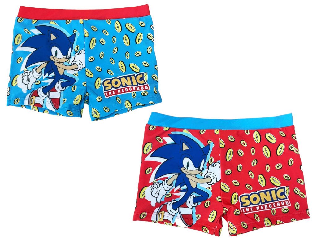 Sonic The Hedgehog Boxer-Badehose Badehose in verschiedenen Farben von Sonic The Hedgehog