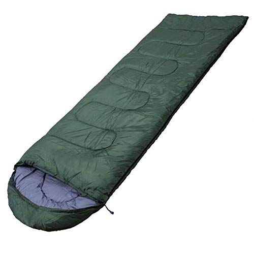 Sonline Schlafsack warm leicht Umschlag Schlafsack für Erwachsene Kinder Indoor Outdoor Camping Rucksack Armeegrün von Sonline