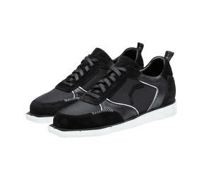 Triple20 Dartschuhe Textil Leder - Schwarz Weiß von Triple20