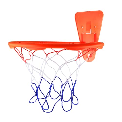 Ø 30 cm Basketballring mit Netz, Tragbarer Leiser Basketballständer, Lautloser Basketball-Dribbling für den Innenbereich, Basketballkorb für Indoor und Outdoor von Sophisticate