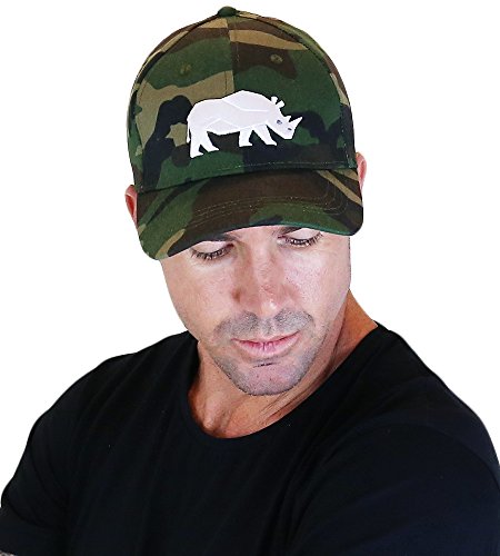 Sorai Herren Flexifit Camouflage Cap mit Nashorn-Stickerei, Größe L von Sorai