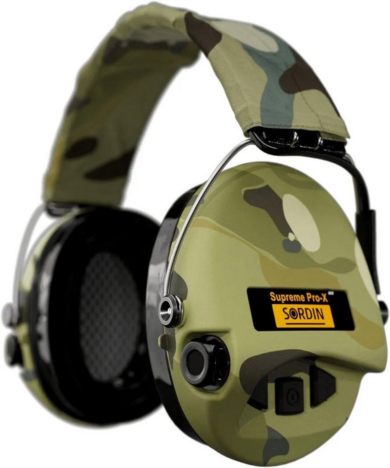 Sordin Kapselgehörschutz Sordin Supreme Pro-X LED Gehörschutz - aktiver Jagd-Gehörschützer von Sordin