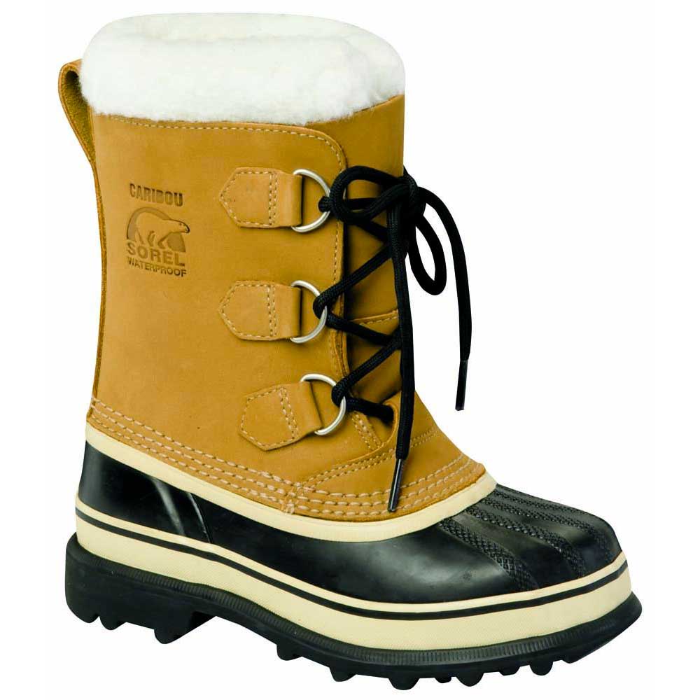Sorel Caribou Youth Snow Boots Gelb EU 33 von Sorel