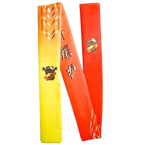Angelrutensocken, elastische Angelruten-Schutzhülle für Spinnruten, Baitcast-Ruten, Angelruten-Abdeckungen, Schutztasche, gelb von Sorrowso