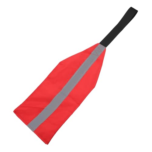 Sosoport 1Stück Kajak Sicherheitsflagge mit Reflektierendem Streifen wasserdichte Warnflagge für Kajaks und Kanus Installieren Umweltfreundliches Material Tragbar und Auffällig Rot von Sosoport