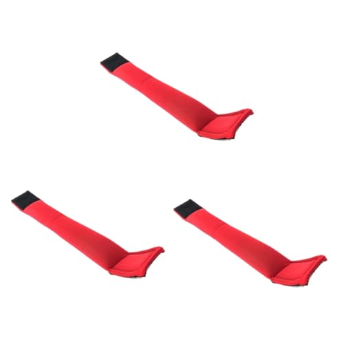 Sosoport 3 STK Fitness-Armband Sandsäcke für Fitness Fingerring Armband Bodybuilding bodyshape Armbänder belastbarer Sandsack für das Handgelenk Sandsack-Armband Laufen Schulterriemen rot von Sosoport