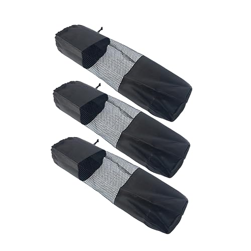 Sosoport 3 Stück Rolltasche Roller Duffel Sporttasche Kordelzug Aufbewahrungstasche Multifunktions Netztaschen von Sosoport