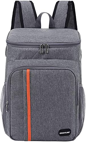 Sougayilang Isolierte Picknicktasche Kühltasche 30L Lebensmittelaufbewahrungstasche Kühltasche Faltbare Auslaufsichere Kühltasche Outdoor Getränkekühler für Camping/Angeln/Strandparty/BBQs-A von Sougayilang