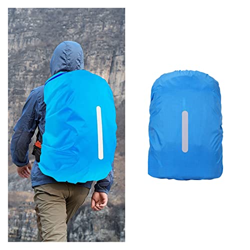 Souke Sports Rucksack Regenschutz – Regenhülle Schultaschen (30-40 L) mit Reflektorstreifen Rucksack Wasserdicht für Dunkle Jahreszeit, Wandern und Radfahren von Souke Sports