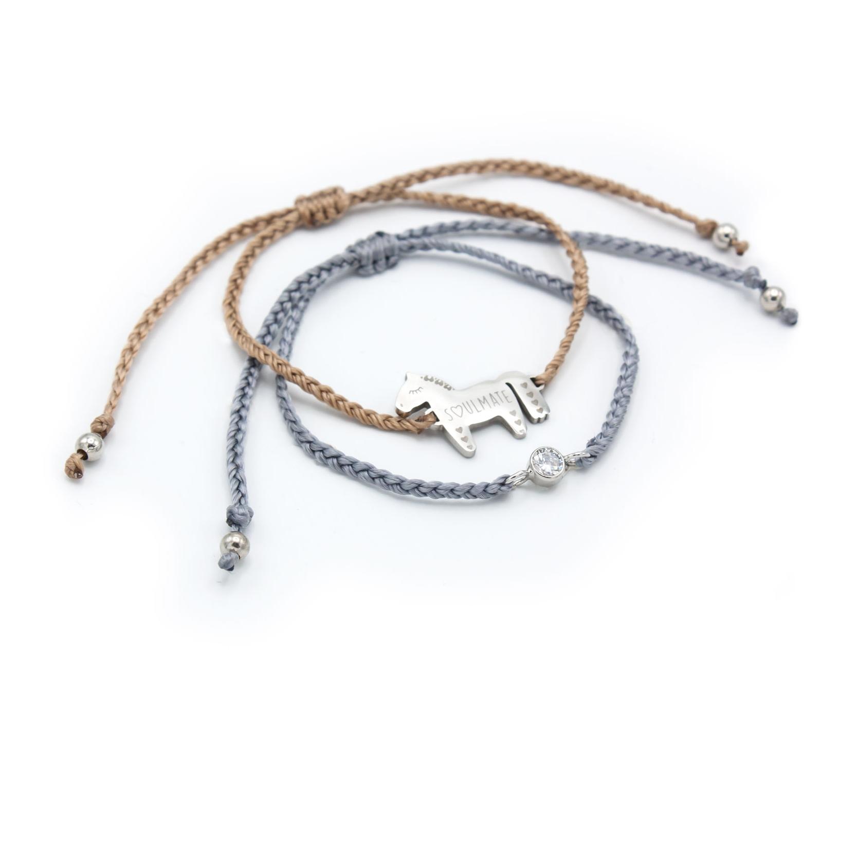 Soulhorse Armband Set "You're my Soulmate" Farbe: Gold / Silber, Inhalt: Set von Soulhorse