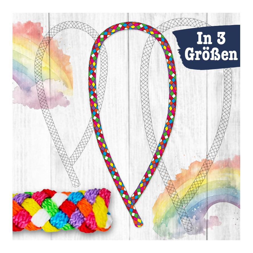 Soulhorse Bunte Halsringe | 3 Größen Grösse: L, Farbe: Rainbow von Soulhorse