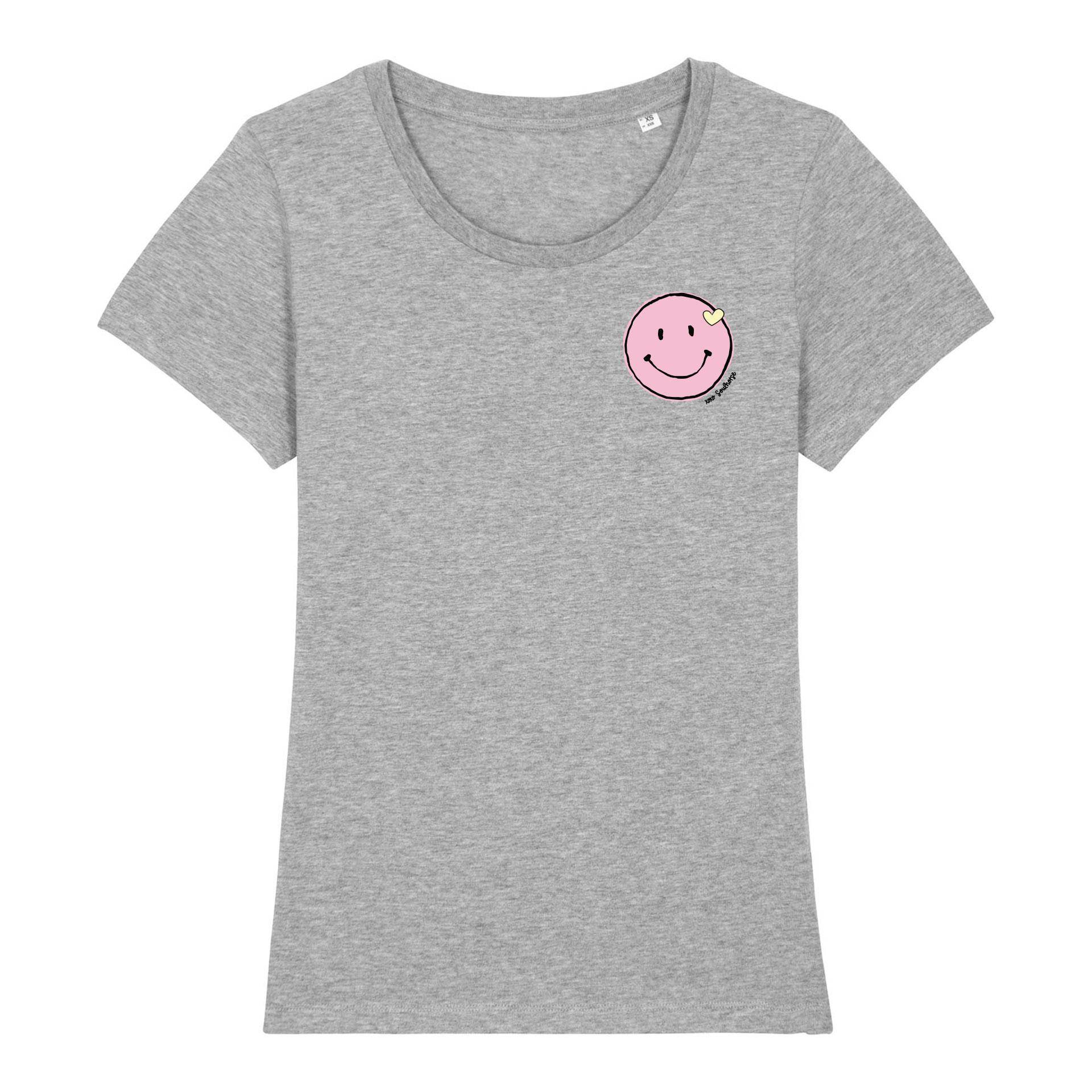 Soulhorse Smiley Collection Bio T-Shirt Rose von Soulhorse
