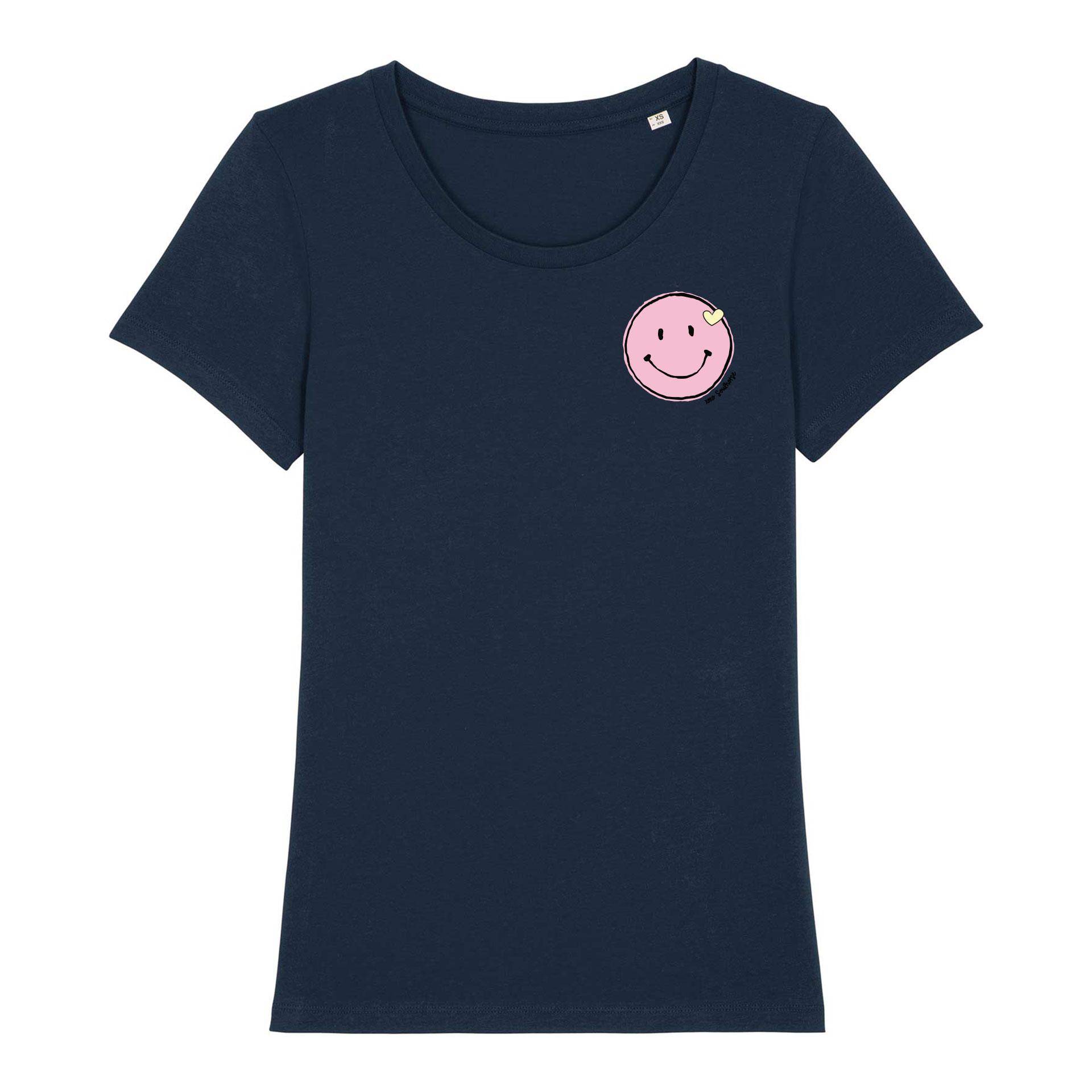 Soulhorse Smiley Collection Bio T-Shirt Rose von Soulhorse