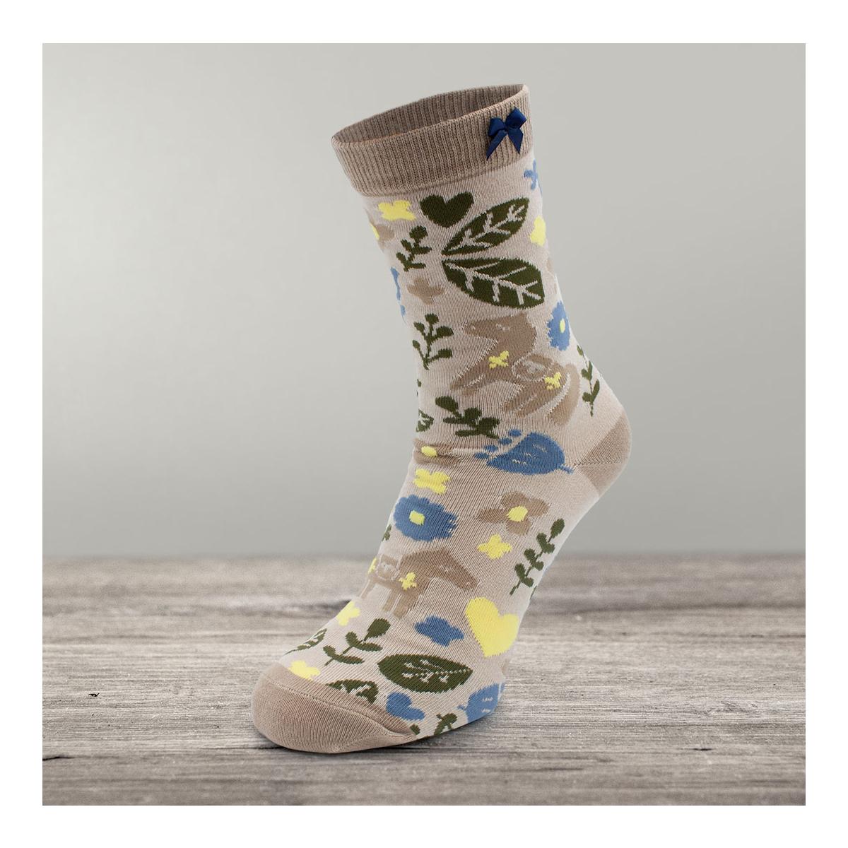 Soulhorse Socken “Nordic Horses” Sand von Soulhorse