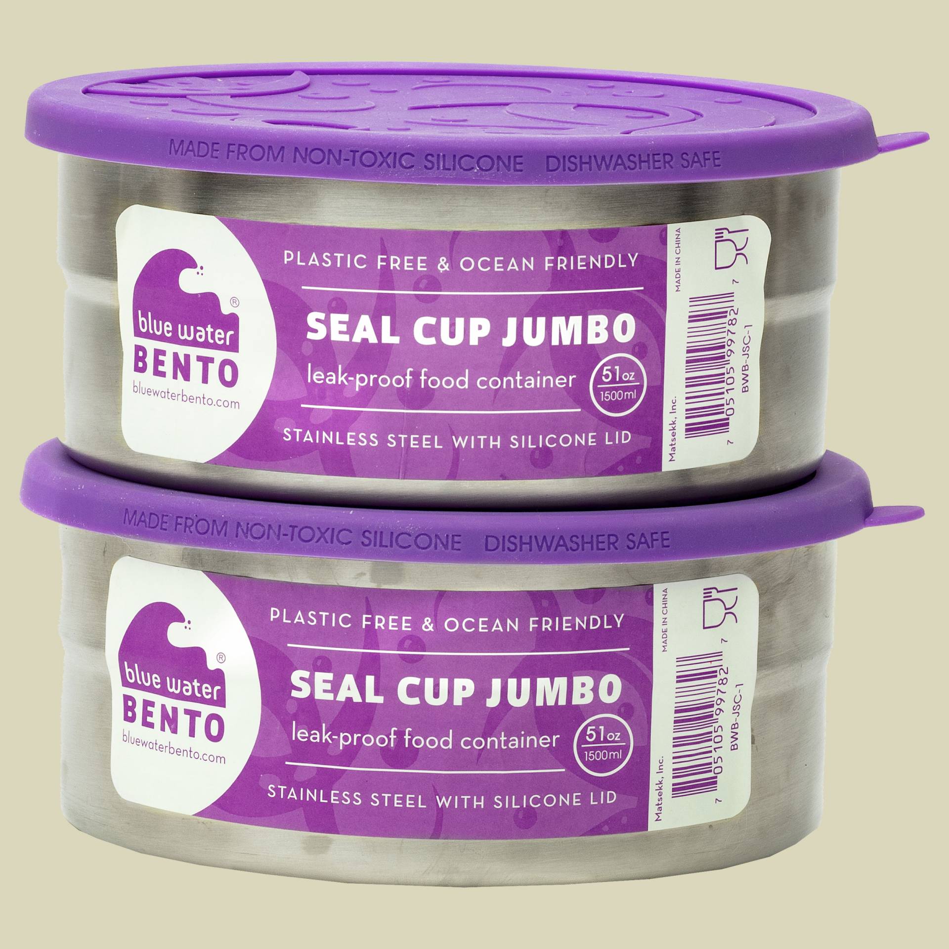 Eco Seal Cup Jumbo Farbe purple von Bento