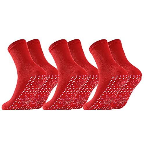Afiz Turmalin Schlankheits-Gesundheitssocke, Tourmaline Slimming Health Sock, AFIZ Turmalin-Gesundheitssocke, Veinesheal Hyperthermie-Socken, Thermotherapeutische Socke (Red) von Sovtay
