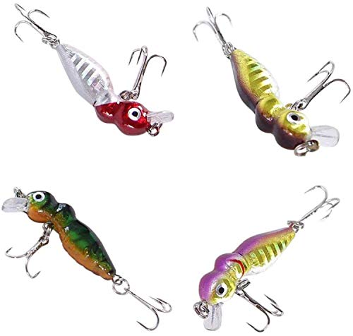 Soytich 10x Wobbler 4,5cm. Insekten Imitation, auf Forelle und Barsch Fisch-10xLKA013 von Soytich