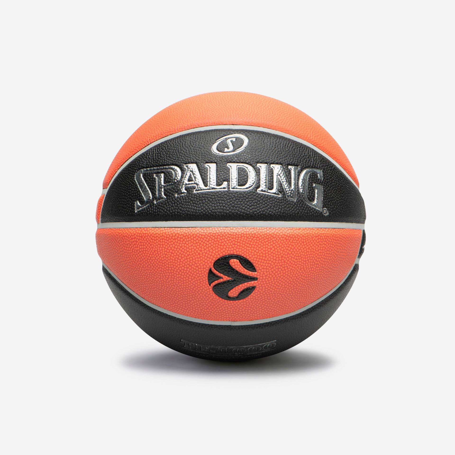 Basketball Spalding TF1000 Euroleague Grösse 7 orange/schwarz von Spalding