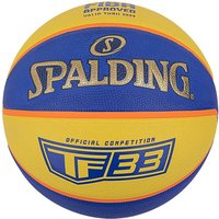 SPALDING TF-33 Gold Outdoor Basketball blau/gelb Gr. 6 von Spalding