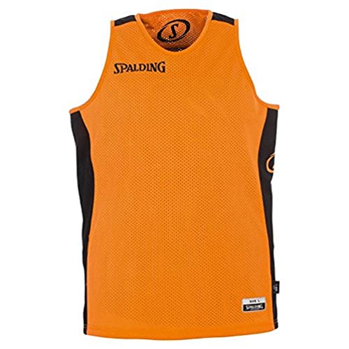 Spalding Bekleidung Teamsport Essential Reversible Shirt Herren, orange/Schwarz, 3XL von Spalding
