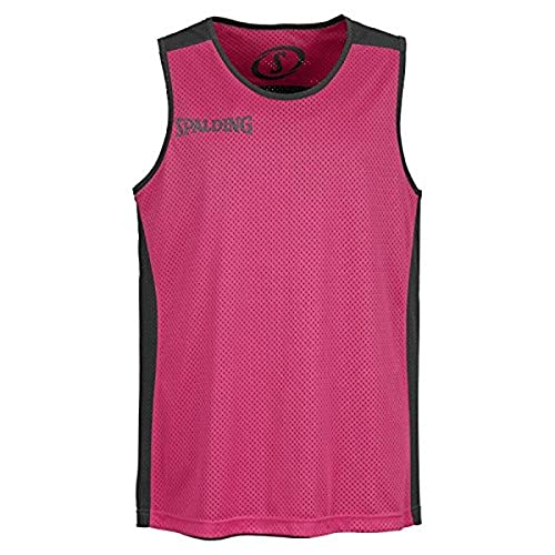 Spalding Bekleidung Teamsport Essential Reversible Shirt Herren, schwarz/pink, 2XL von Spalding