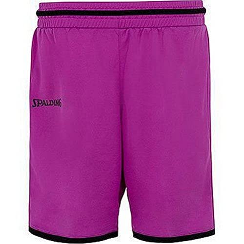 Spalding Damen Move Shorts, Pflaume/Schwarz, XL von Spalding