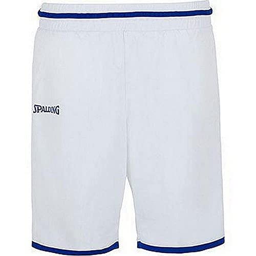 Spalding Damen Move Shorts, weiß/Royal, XL von Spalding