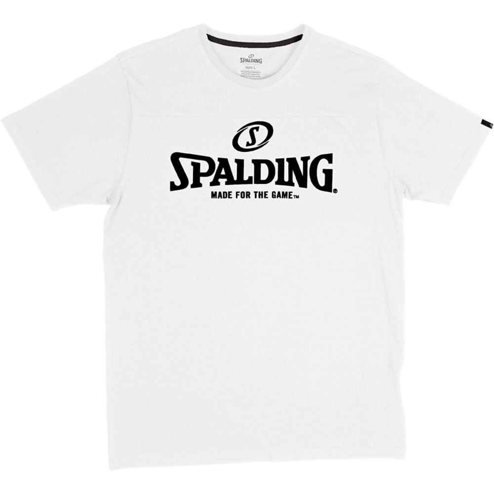 Spalding Essential Logo Short Sleeve T-shirt Weiß 152 cm Junge von Spalding