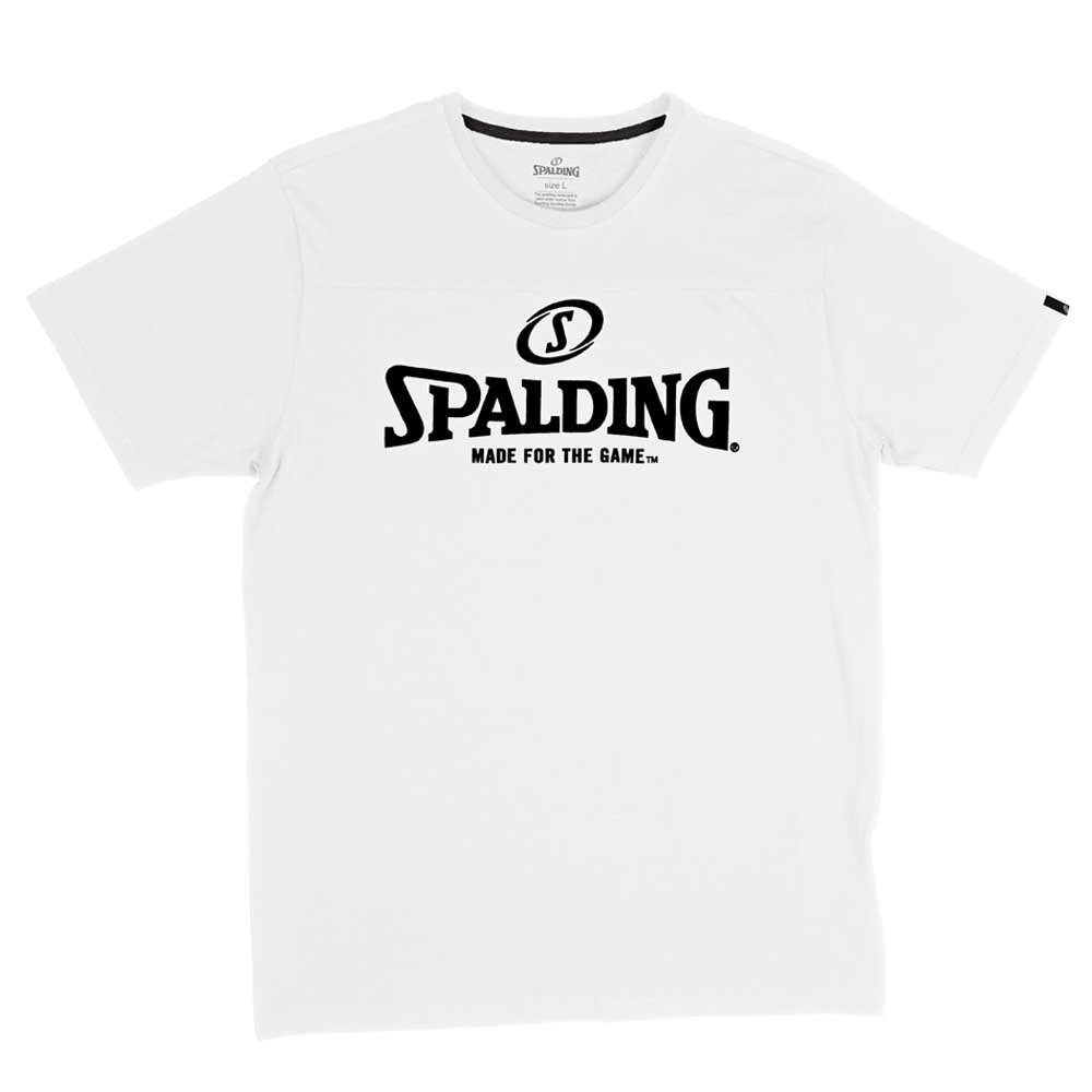 Spalding Essential Logo Short Sleeve T-shirt Weiß 2XL Mann von Spalding