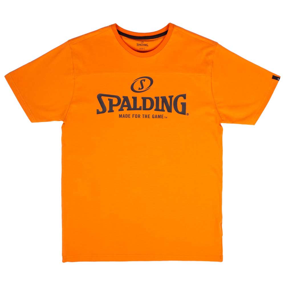 Spalding Essential Logo Short Sleeve T-shirt Orange XL Mann von Spalding