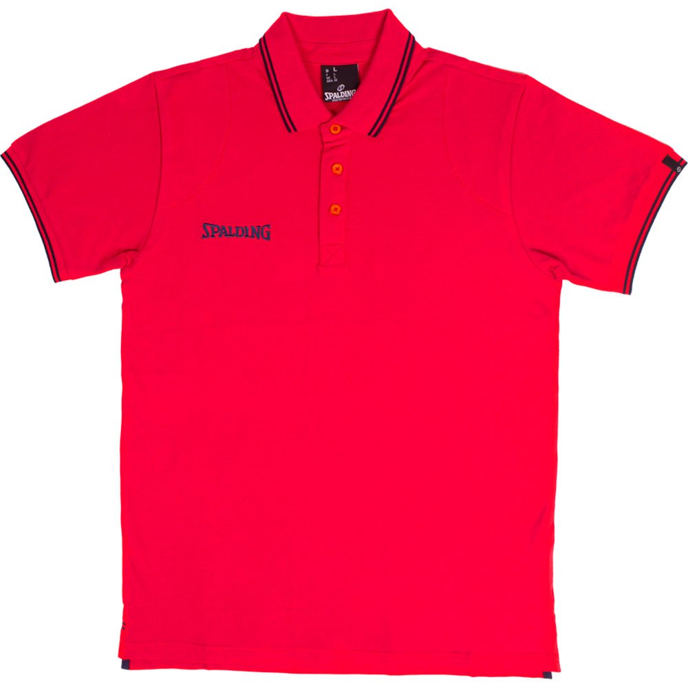 Spalding Essential Short Sleeve Polo Rot 2XL Mann von Spalding