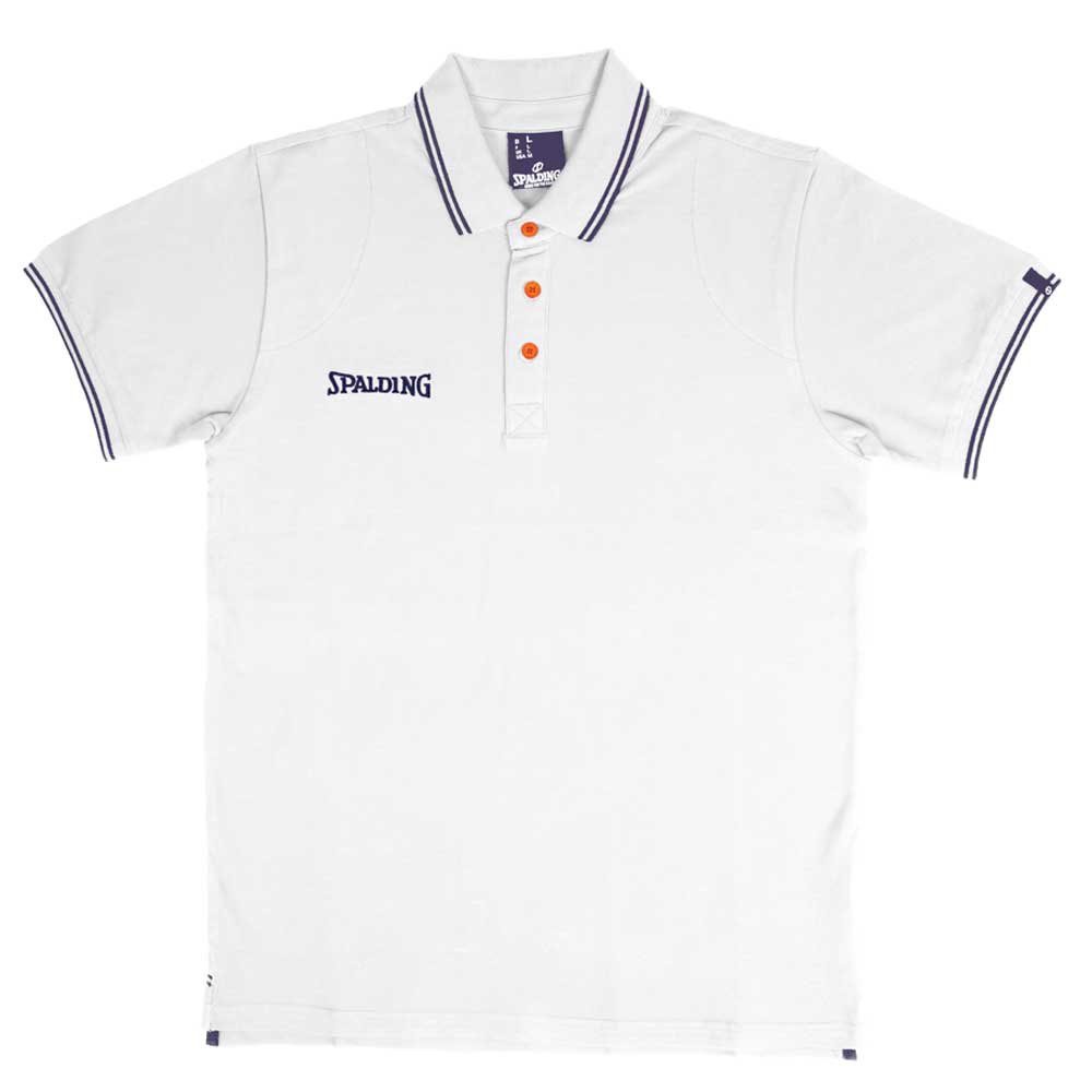 Spalding Essential Short Sleeve Polo Weiß 2XL Mann von Spalding