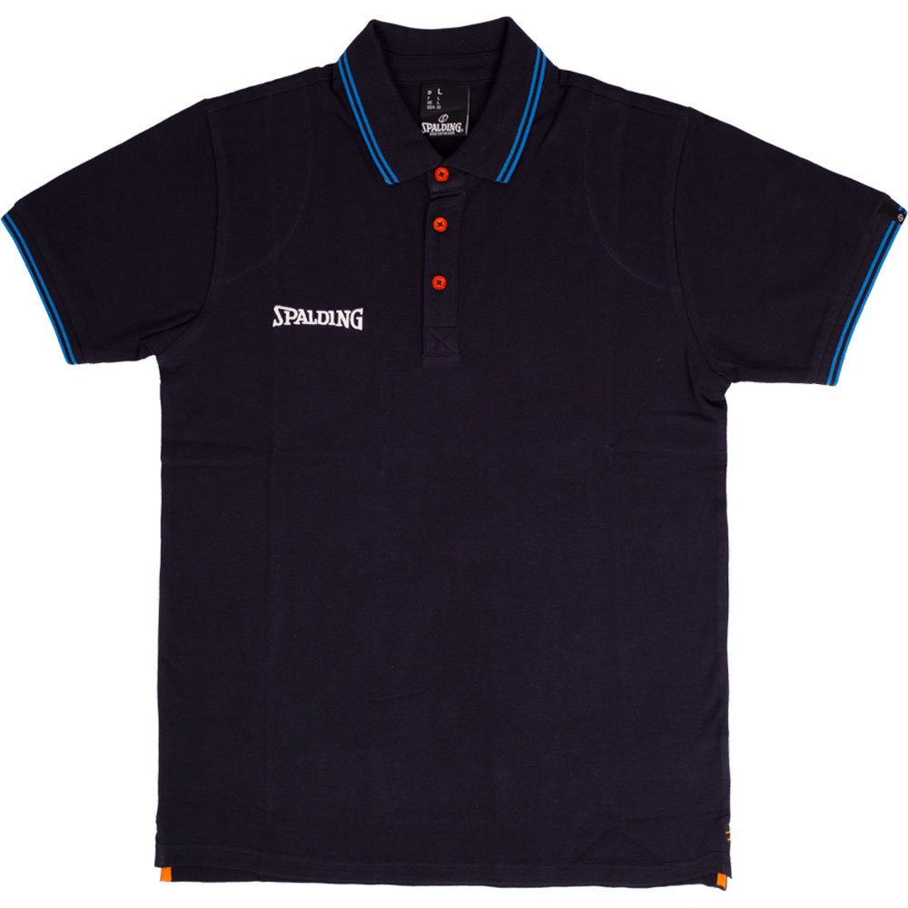 Spalding Essential Short Sleeve Polo Blau 3XL Mann von Spalding