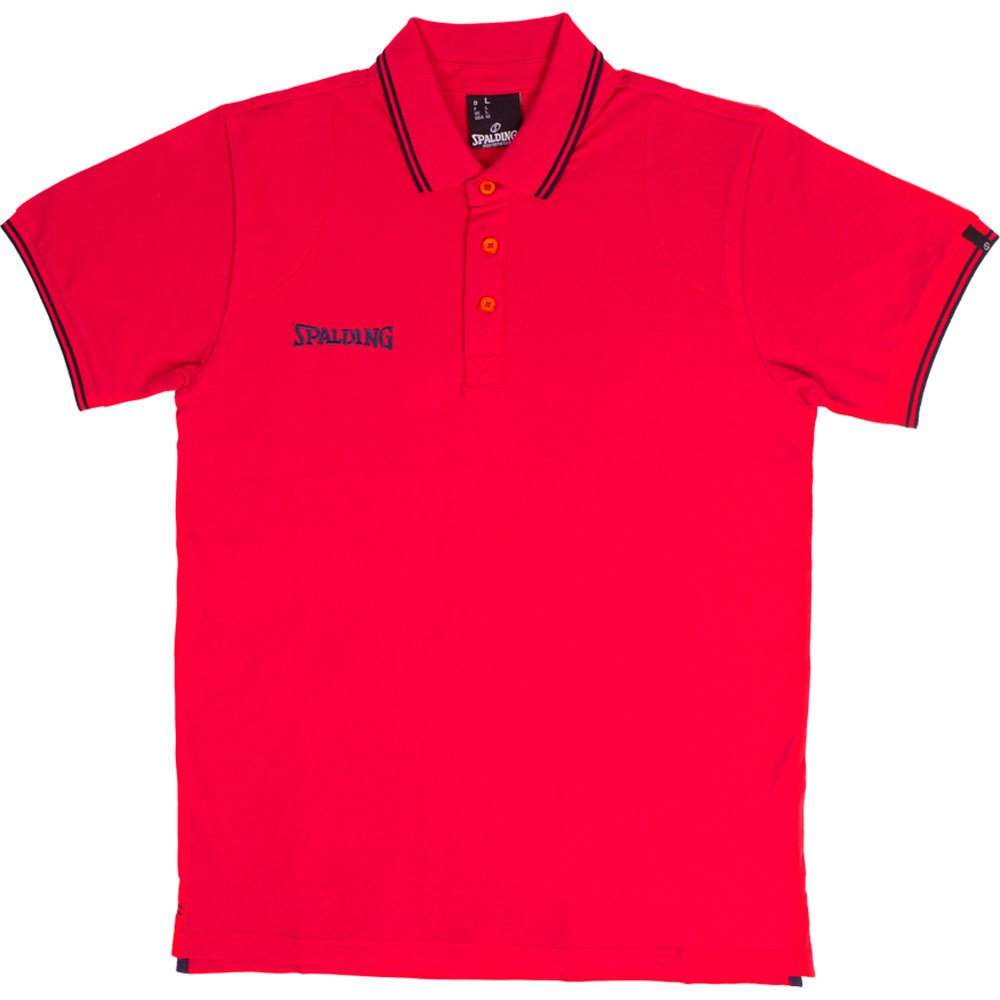 Spalding Essential Short Sleeve Polo Rot 3XL Mann von Spalding